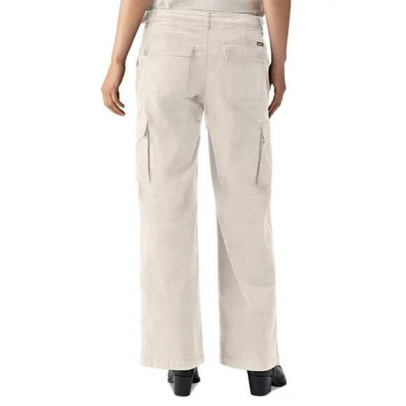Sanctuary Women's Reissue Baby Cord Wide Leg Cargo Pants Size 2X #1449 - Picture 3 of 13